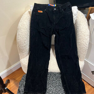 Empyre Relax Black Corduroy Pants Mens Size 26 Actual 28x26)